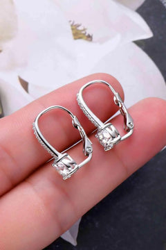 Meliza's 2 Carat Moissanite 925 Sterling Silver Earrings - Melizafashion