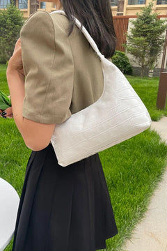 Meliza's Textured PU Leather Shoulder Bag - Melizafashion