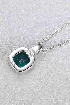 Meliza's Zircon Pendant 925 Sterling Silver Necklace - Melizafashion